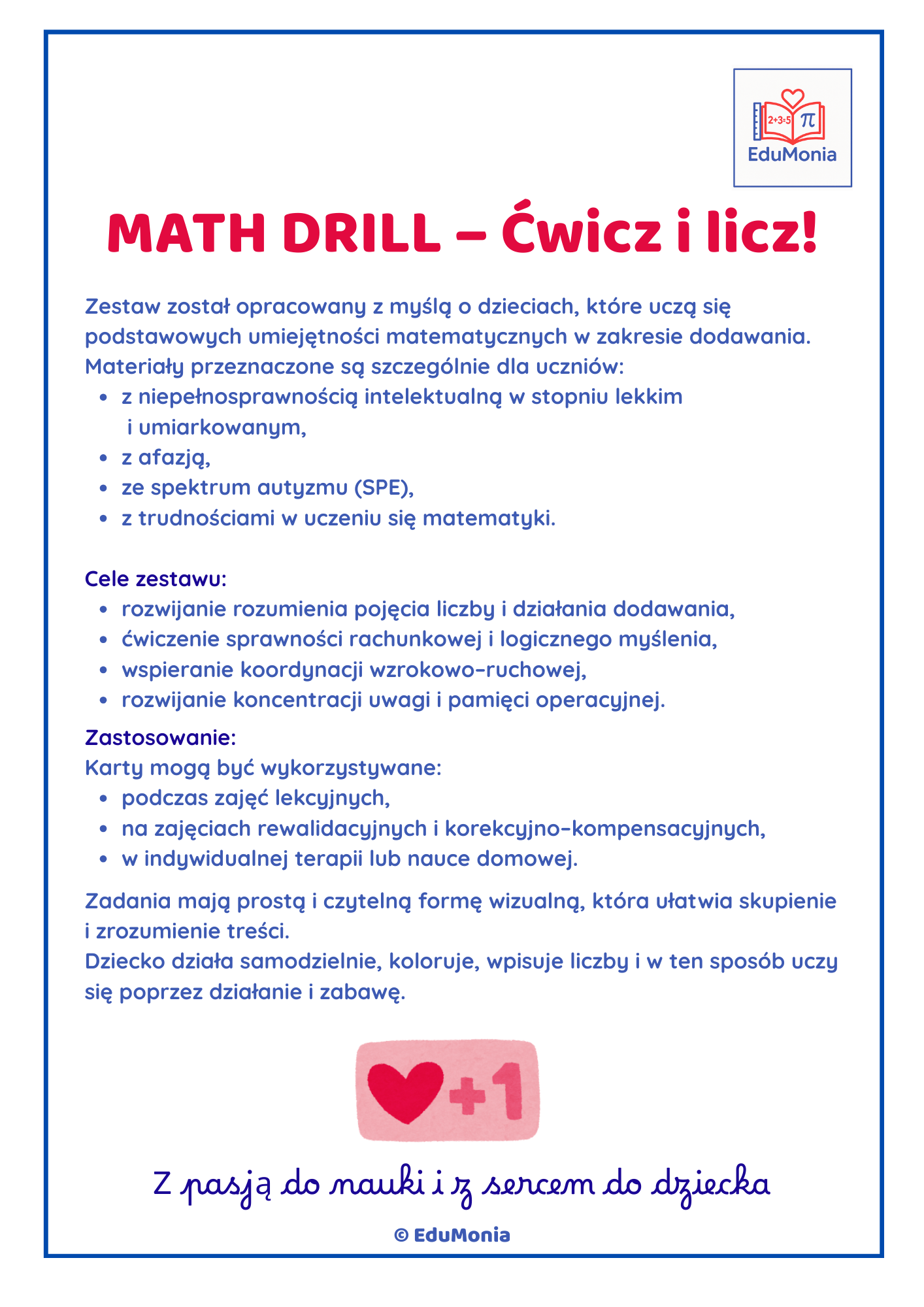 Dodawanie ma moc! - nauka dodawania do 10 - 13 kart pracy PDF - E-BOOK - obrazek 3