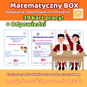 MATEMATYCZNY BOX – pakiet 3 zestawów PDF - E-BOOK