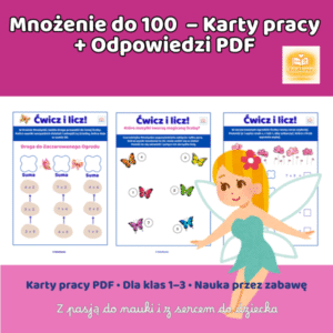 Mnożenie ma sens! W Krainie Mnożenia - 13 kart pracy PDF - E-BOOK